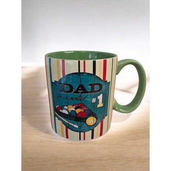 Impact Innovations "Dad Is A Solid # 1" 16oz Coffee Mug Cup - Picture 1 of 11